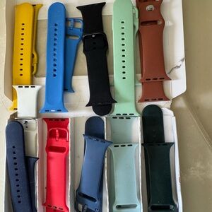 Colorful Silicone Watch Bands Set